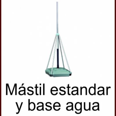 mastil estandar y base agua