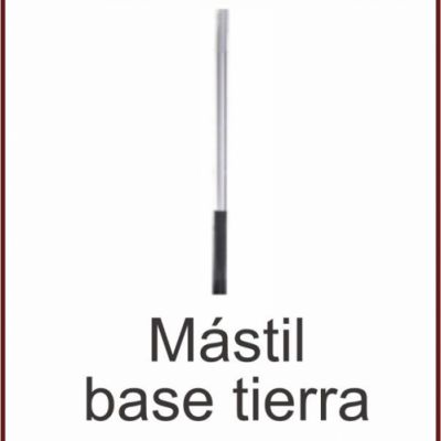 mastil base tierra